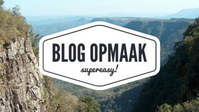 opmaak blog